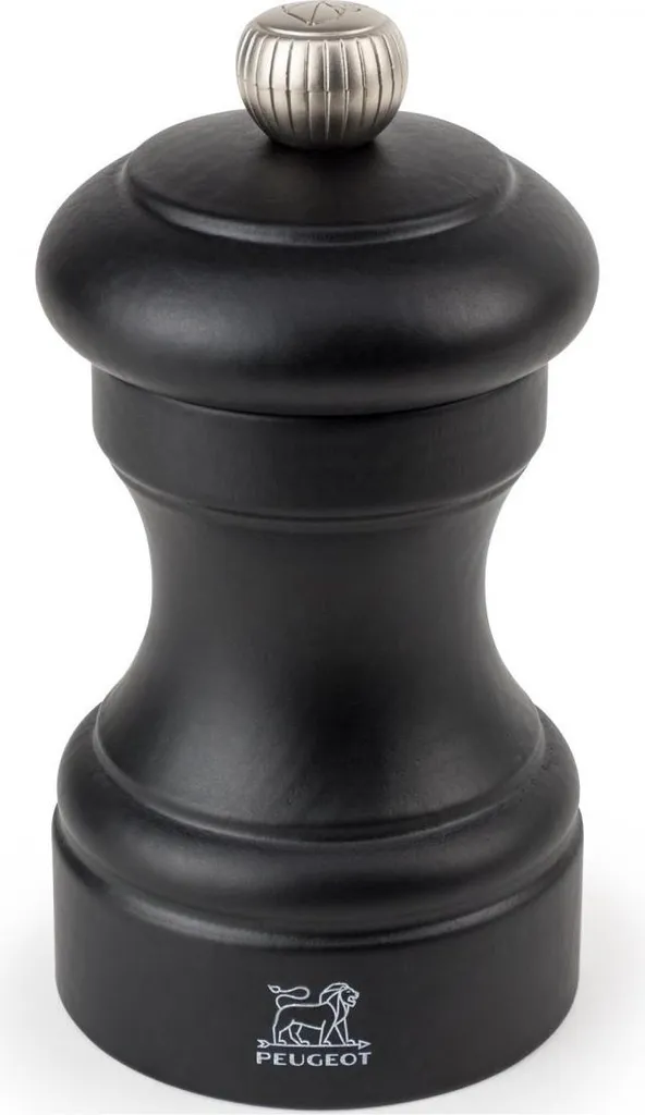 Moulin à Sel Manuel Peugeot Bistro 10 cm Noir Mat pour une Table Chic