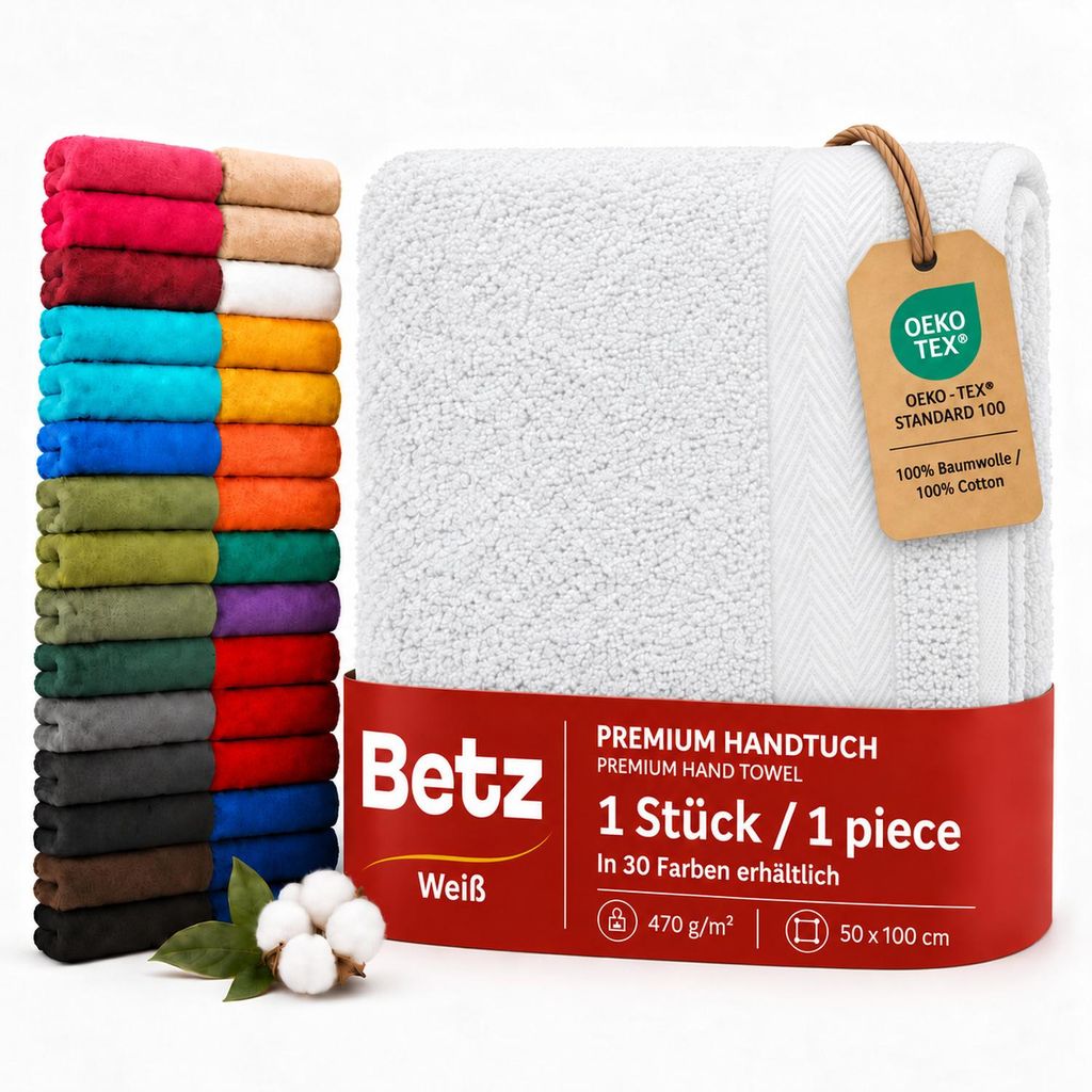Betz Handtuch PREMIUM 100% Baumwolle 50x100 cm Gesicht- Produktbild 