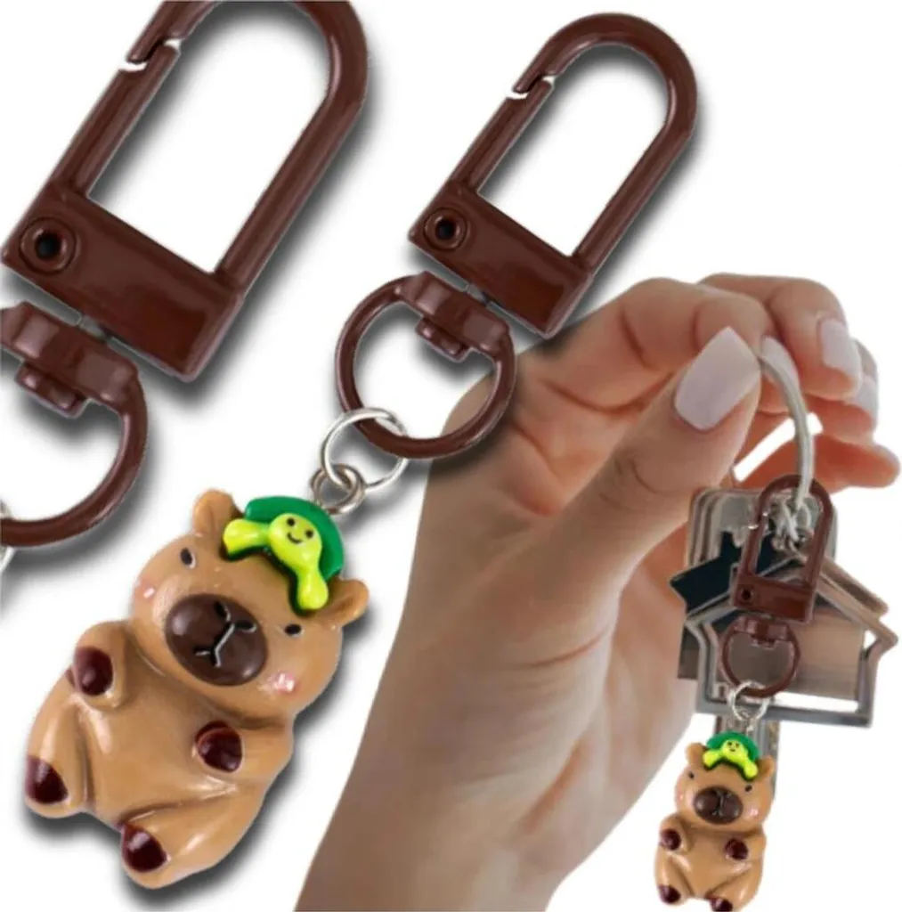 Portachiavi Capibara da Collezione: Ciondolo Design e Gadget Unico