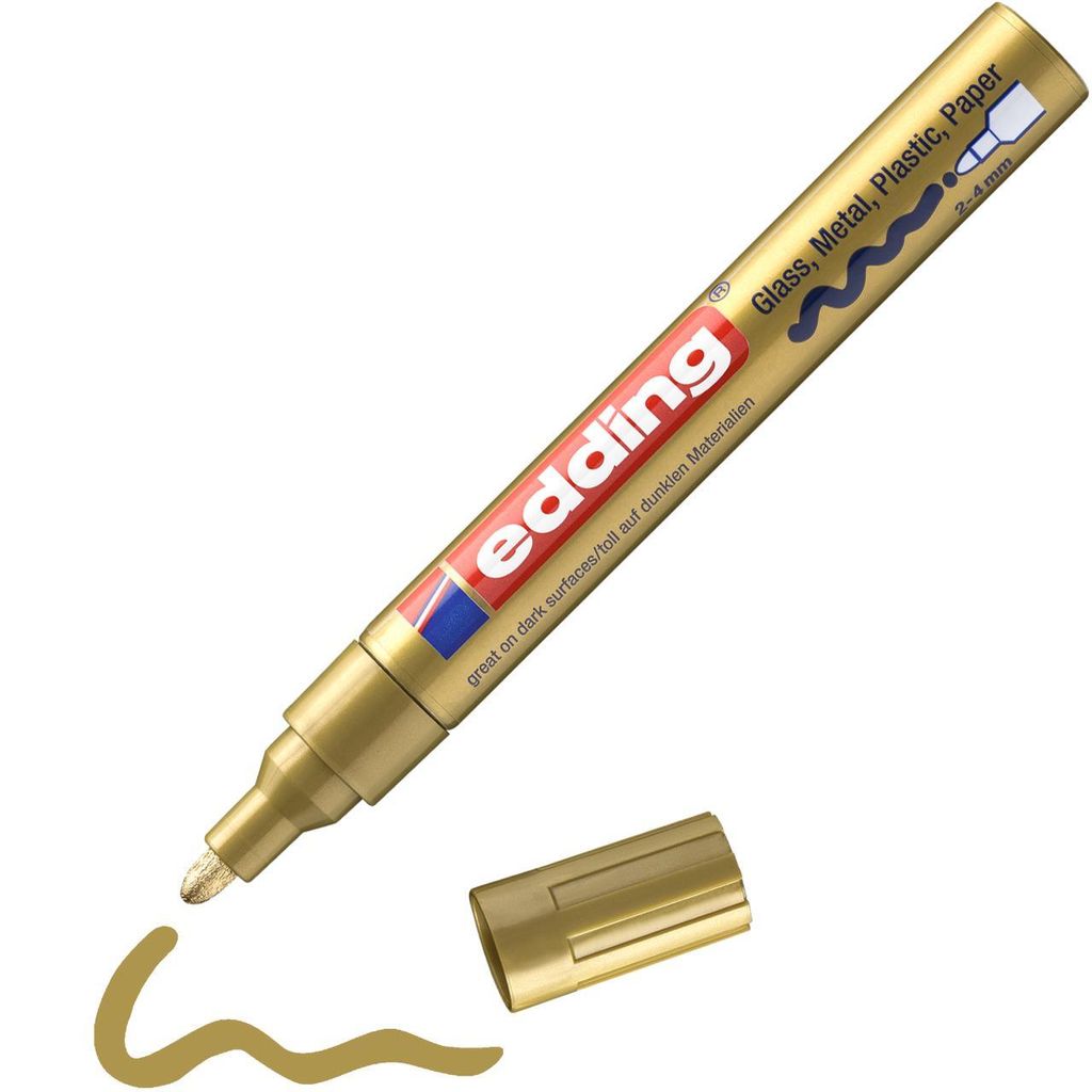 Edding 750 Lackmarker gold 2-4mm Rundspitze