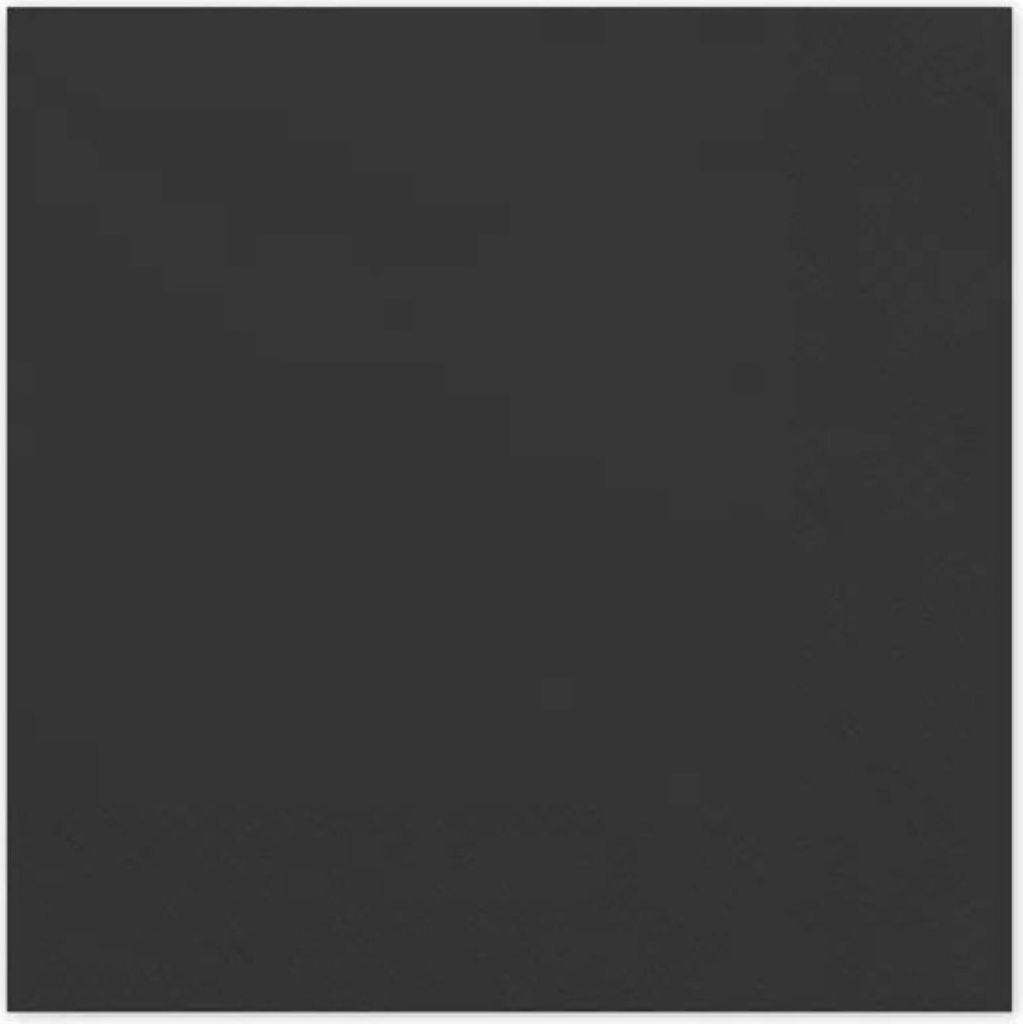 Servietten Uni 20Stk./33x33cm | Schwarz Produktbild 