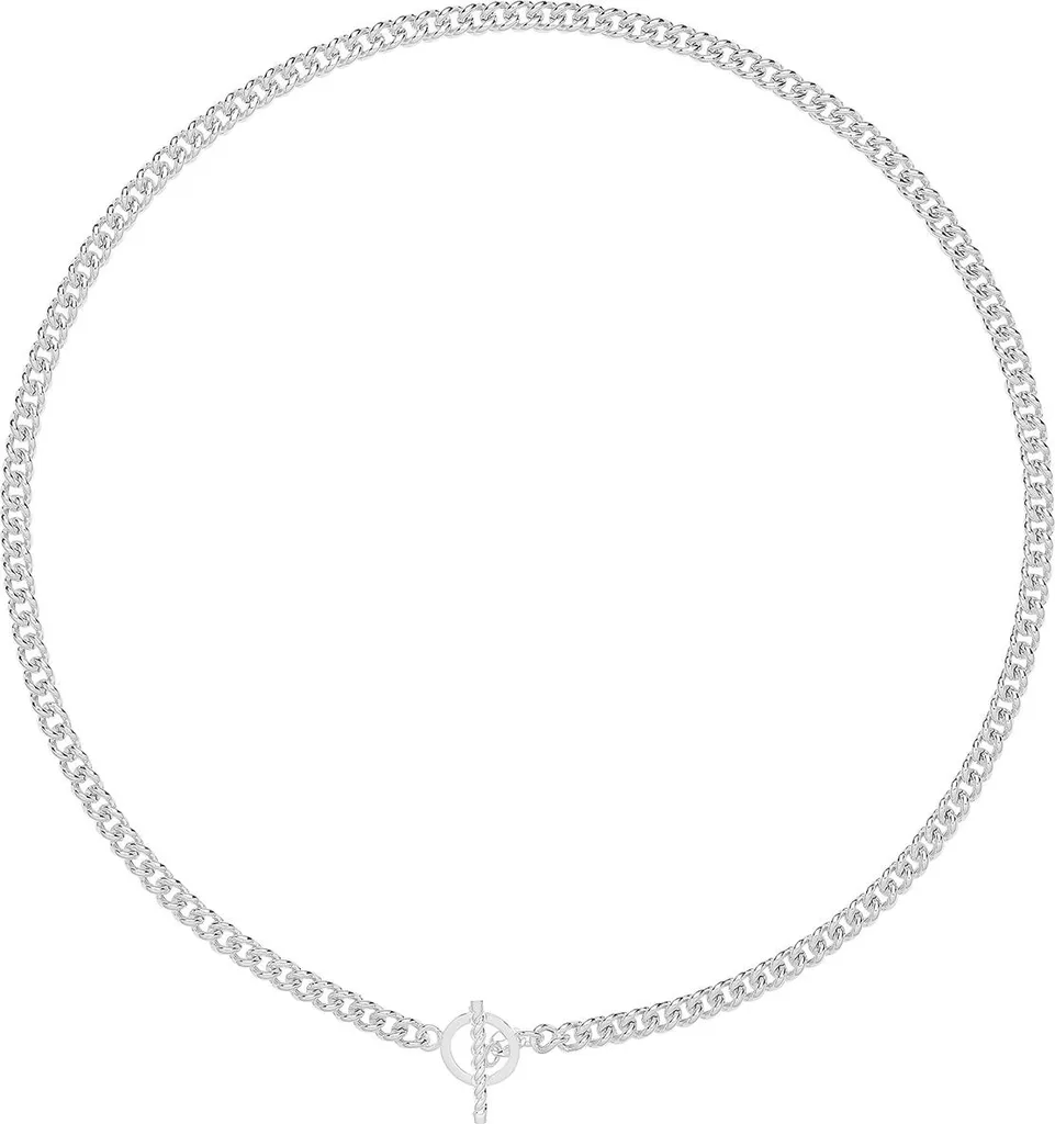 Collier Court Femme Argent Fin 925 - 11g de Qualité - Modèle TRS30236