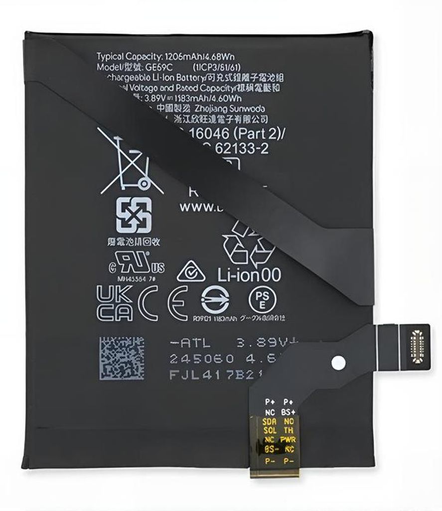 Original Google GE59C Akku Batterie Kleiner für Pixel 9 Pro Fold 1205mAh