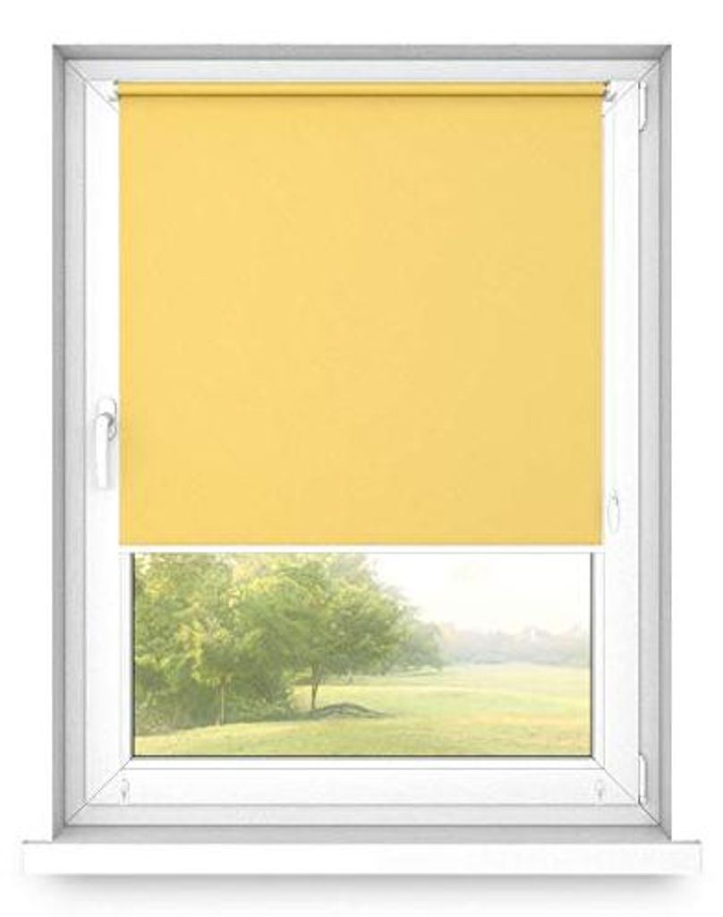 Time4blinds - Rollo ohne Kassette, 80x250 cm, Löwenzahn, Steuerung Rechts