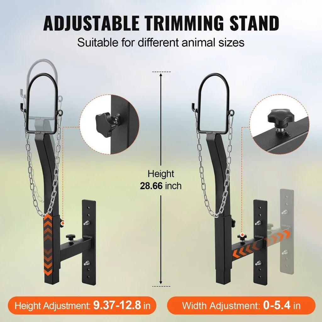 Stand de tonte pour chèvres et petit bétail avec licol de maintien pro
