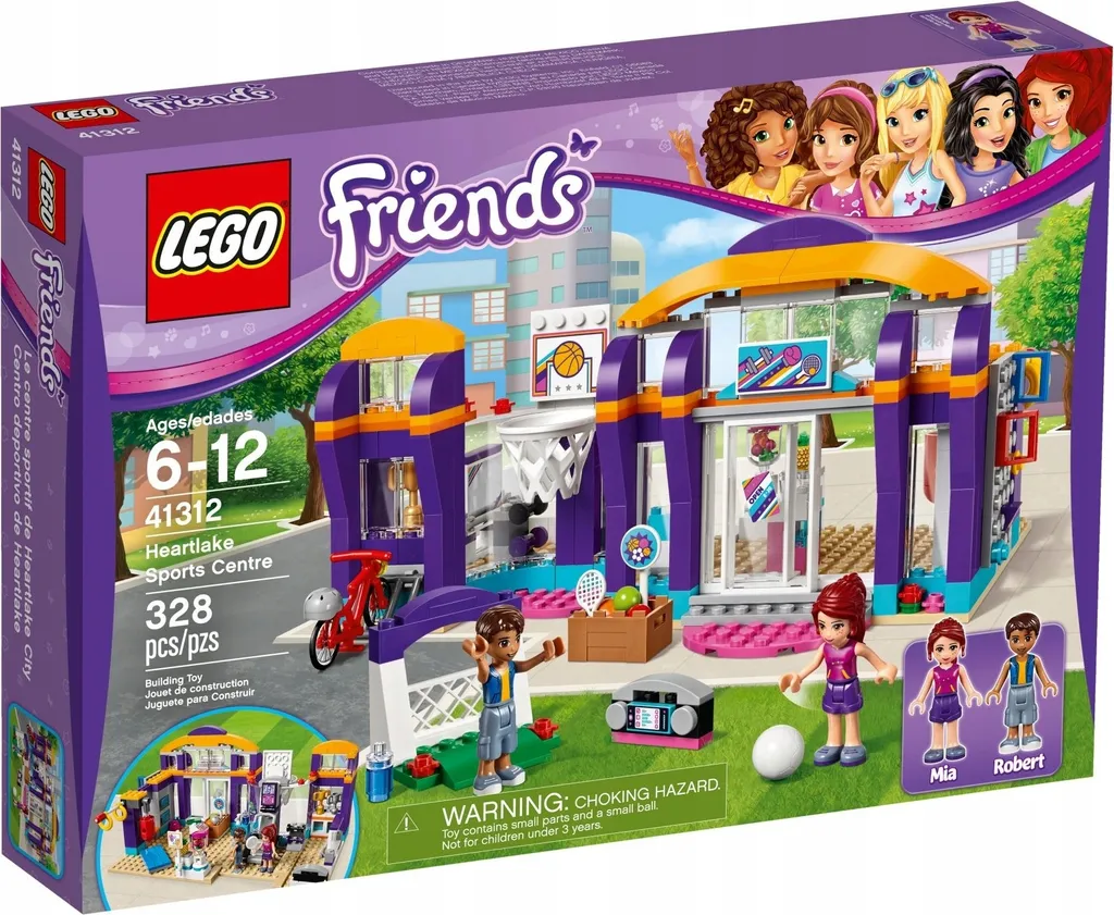 Jeu de Construction Centre Sportif LEGO Friends 41312 avec Figurines