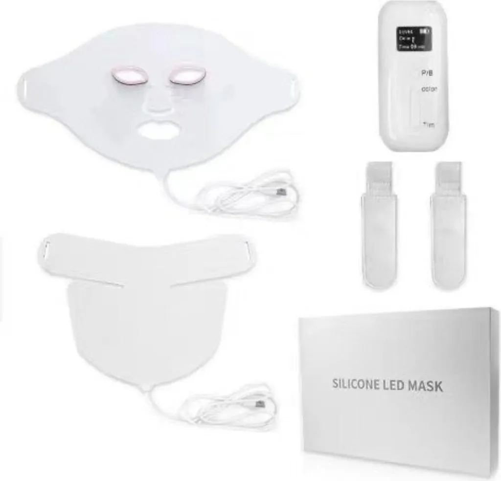 Recensione Maschera LED INF Silicone: Fotobiomodulazione Viso e Collo