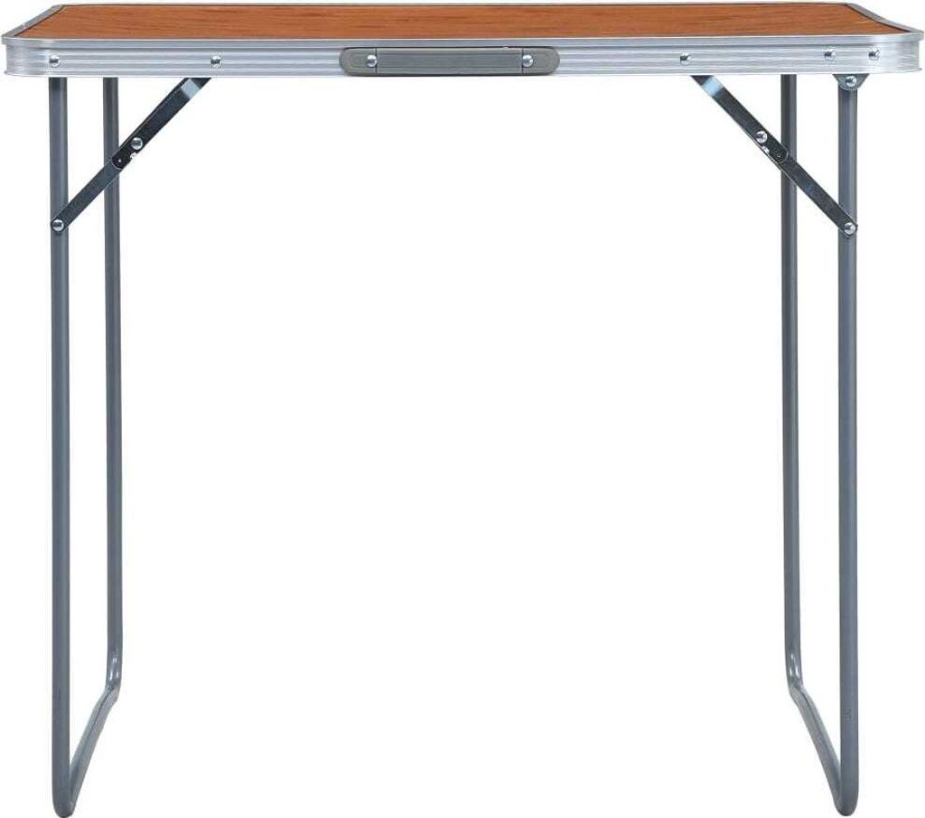 vidaXL Table de camping pliante avec cadre métallique 80 x Image du produit 
