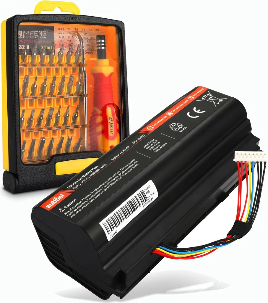 Batterie A42N1403 pour ASUS G751J G751JL G751JM - 4400mAh avec Outils
