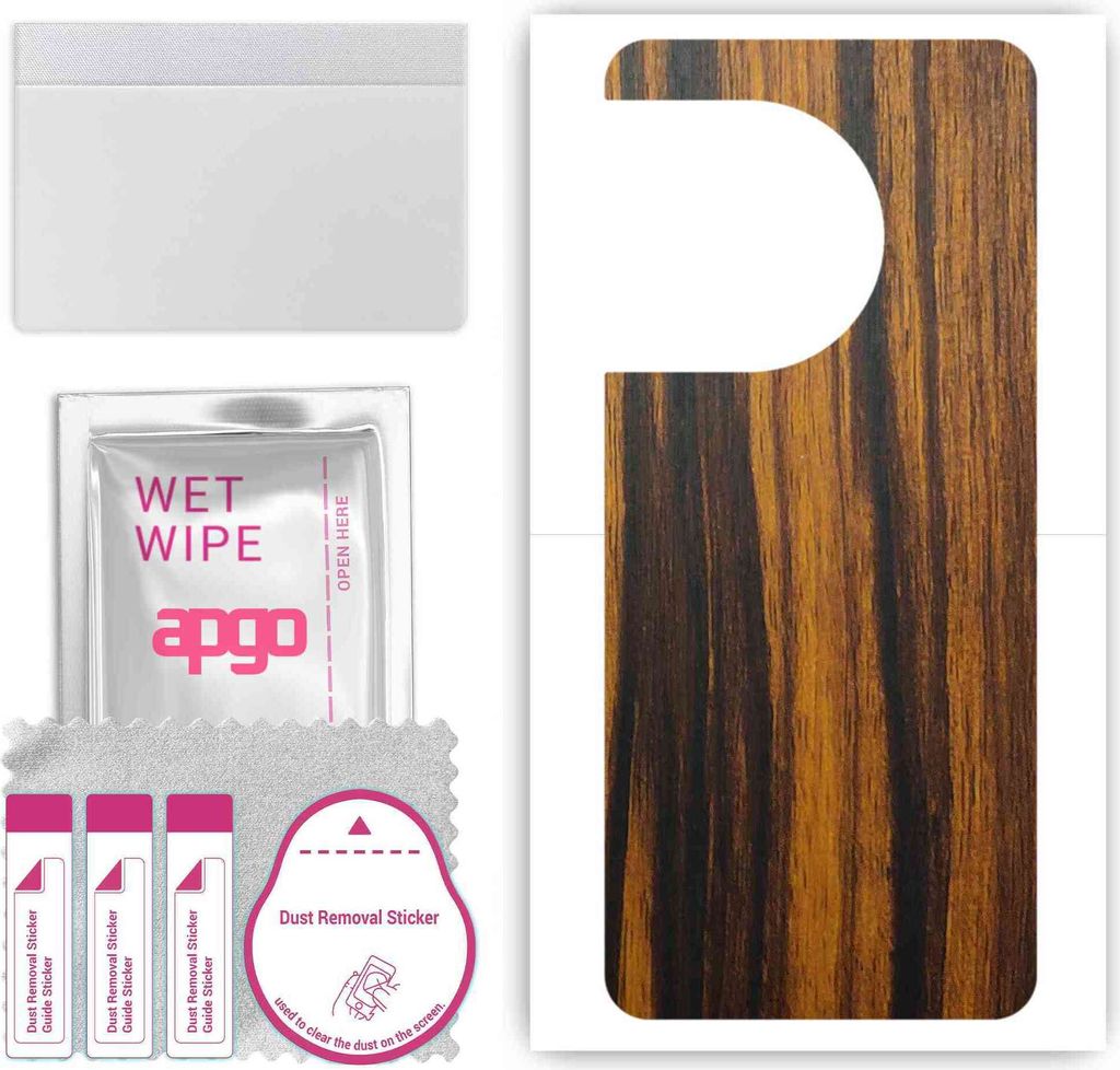 apgo Rückseite Schutzfolie, Skin, kompatibel mit OnePlus Ace 2, Hinten Displayschutzfolie aus Vinylfolie, kratzfest, einfache Montage - Tigerwood