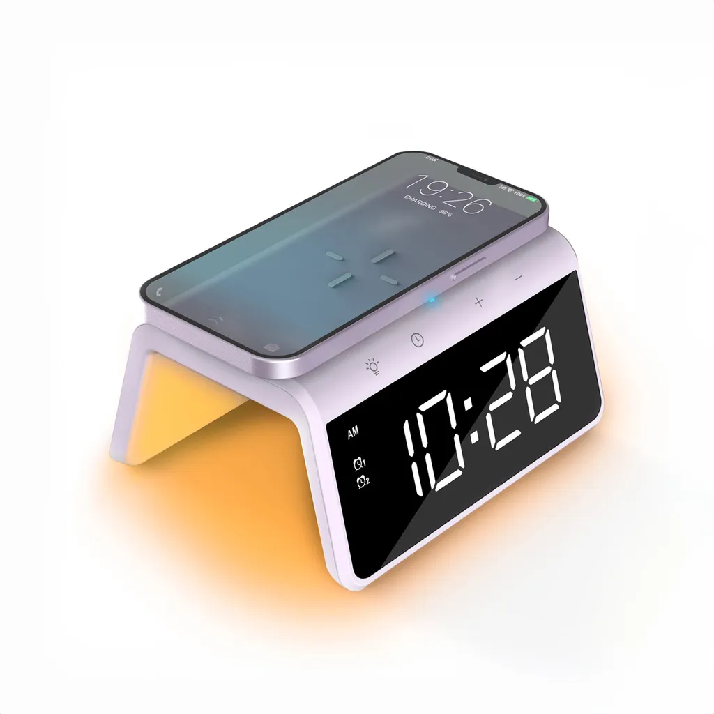 Réveil Caliber HCG019QI : Ne Paniquez Plus pour Charger votre Mobile