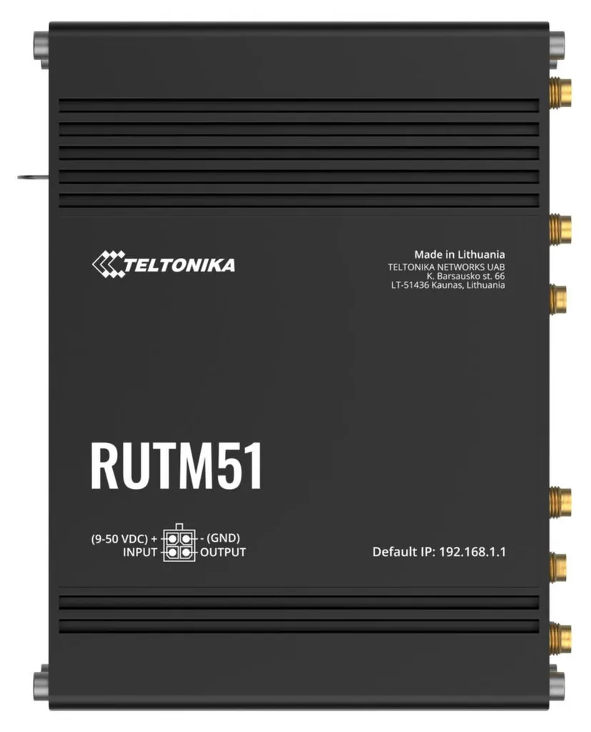 Routeur sans fil Teltonika RUTM51 pour connexion stable 4 LAN Ethernet