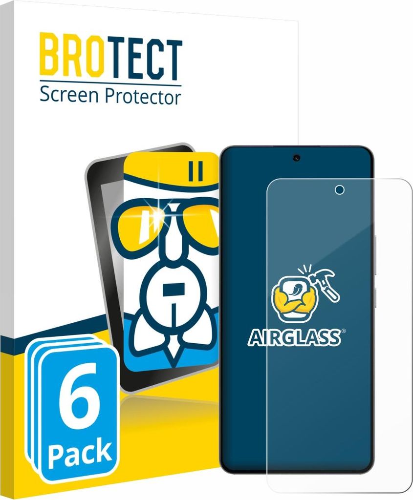 6x BROTECT Schutzglas für Oppo K13 Turbo Pro Schutzfolie Panzer Folie Glas Display Schutz klar