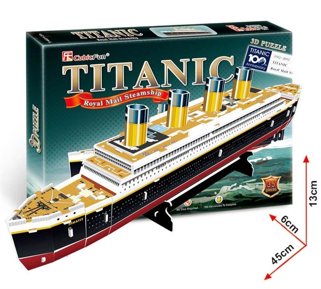 CUBICFUN Titanic 3D-Puzzle (klein) 35 Teile