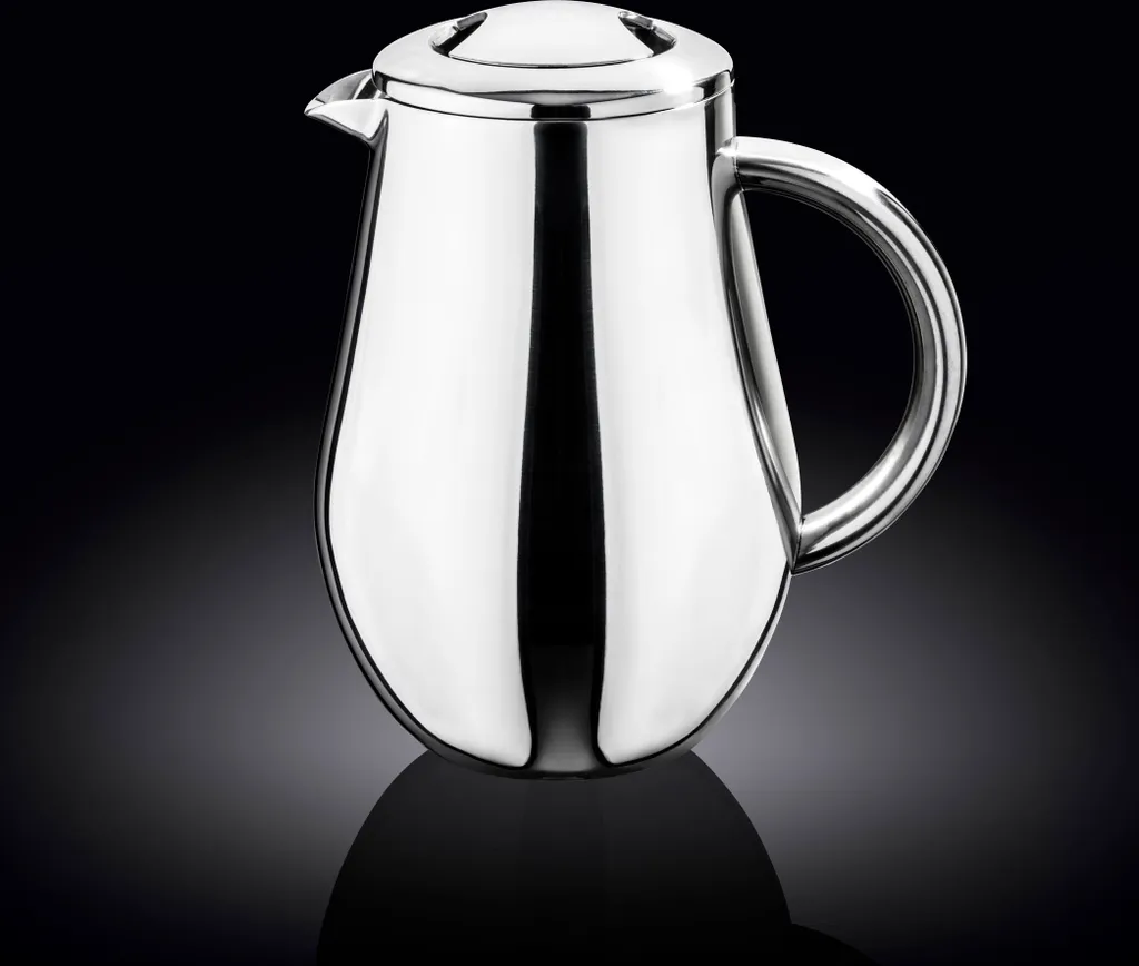 Cafetière à piston Wilmax 1000 ml en acier inoxydable WL-551008/1C