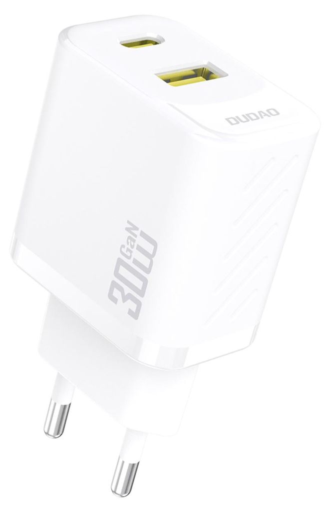 DUDAO Dudao A27TEU Adapter 30Watt 1xUSB-C 1xUSB-A Hvid