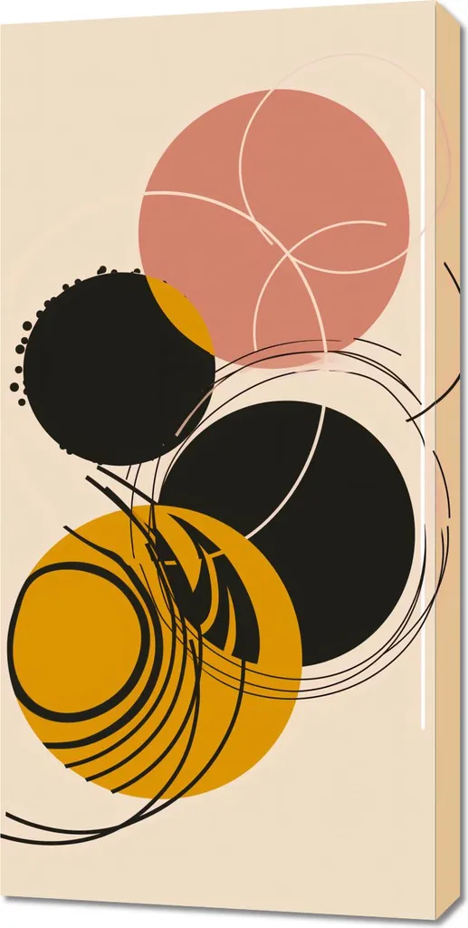 Tableau Mural Soleil et ombre 50x100 cm - Illuminez vos Murs Sombres