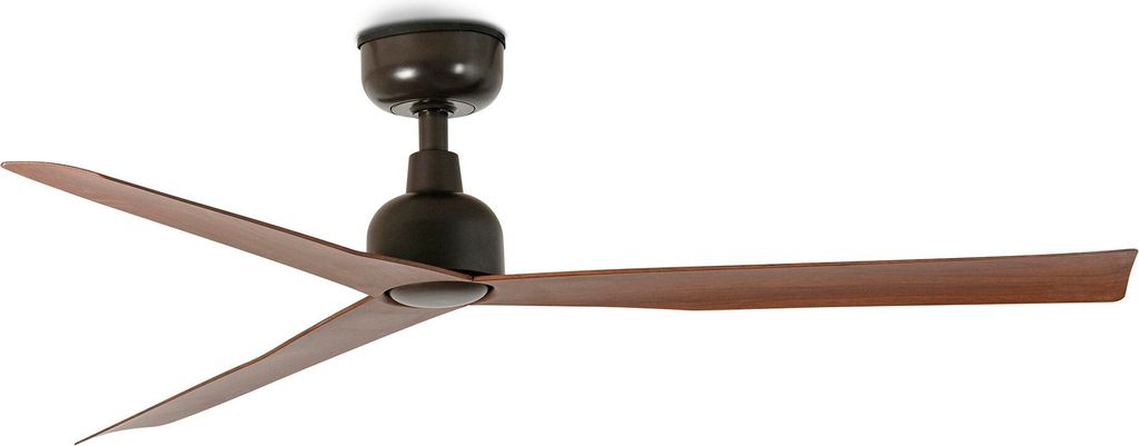 Outdoor Energiespar Deckenventilator mit Fernbedienung Marine Braun / Nussbaum IP44