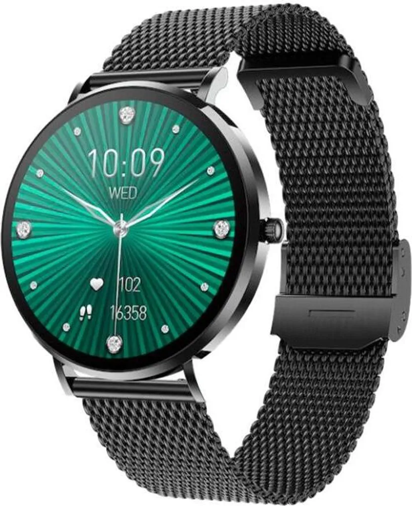 CARNEO Phoenix HR+ 2a generazione/41 mm/nero/banda elegante/nero