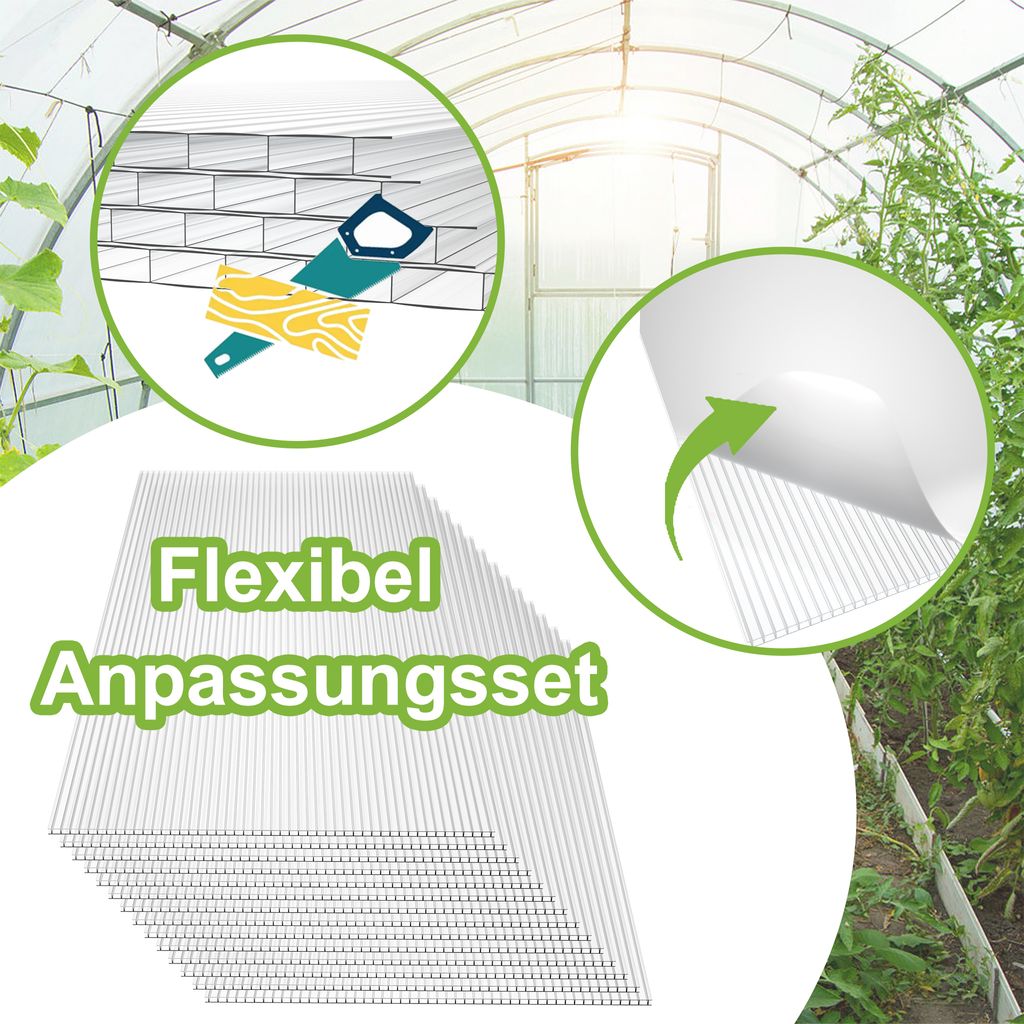 UISEBRT 14 X polykarbonátová dutá komora Twin-Wall Sheet Obrázok produktu 7