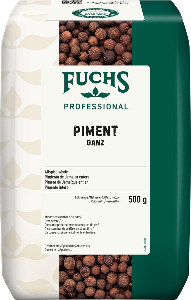 Fuchs Professional Piment ganz schonend veredelt und getrocknet 500g