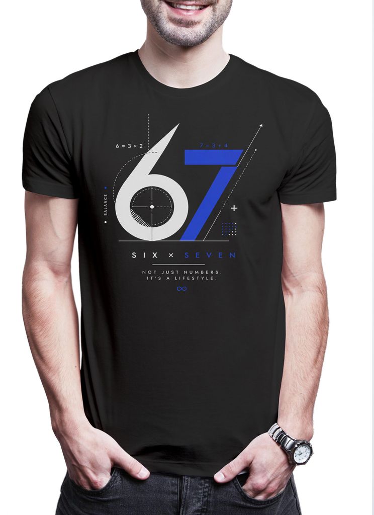 Urban Backwoods Six Seven 4, Herren T-Shirt, Farbe: Schwarz, Größe: XS