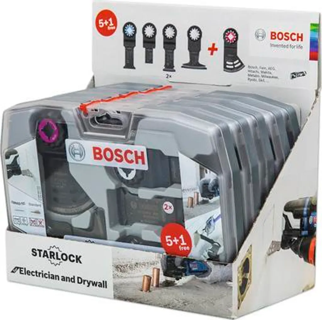 Coffret d'Accessoires Outil Multifonction Bosch Starlock 6 Unités - 3