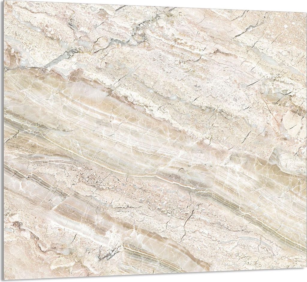GLASPLATTE FÜR KÜCHE 65x60 Marmor