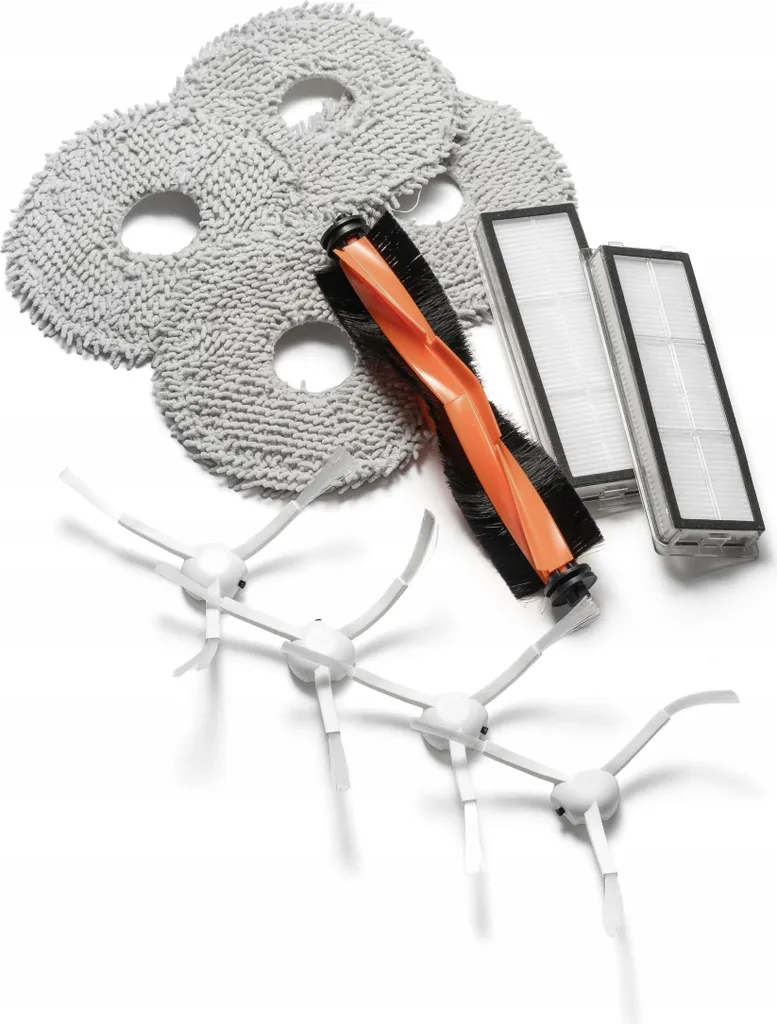 Kit Accessoires Xiaomi S10+ X10+ X20+ : 2 Filtres 3 Brosses 4 Rouleaux