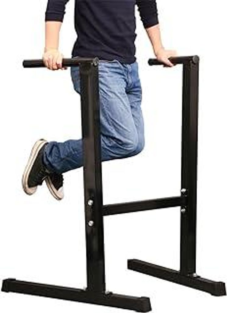 Dip Station Dip Barren bis 300 KG Krafttrainingsgerät solide Dip-Station Klimmzugstange für Krafttraining zu Hause Dipständer