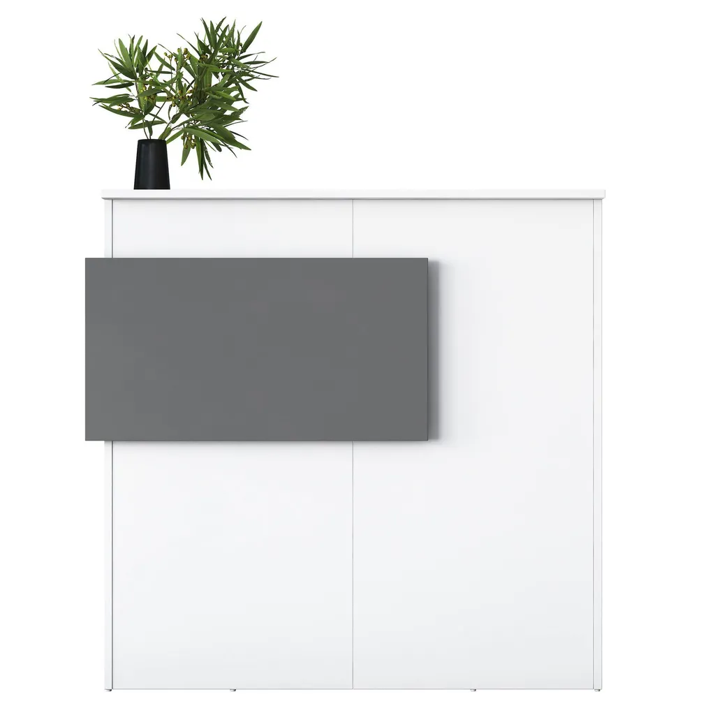 Skye Decor MA102-2929 Table Console de Réception Blanche 110x110x40 cm - 2