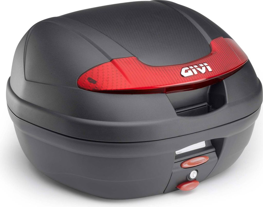 Bauletto Monolock GIVI E340 VISION nero rosso 34L Immagine del prodotto 