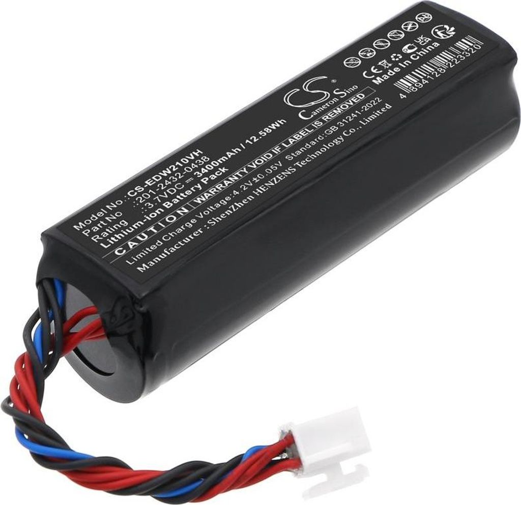 Akku für Ecovacs Winbot Mini, Winbot W1S und andere, 3400 mAh, Li-Ion