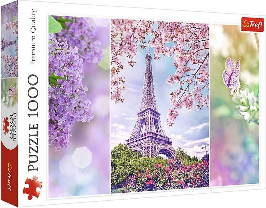 Premium Puzzle 1000 Teile - Paris im Frühling