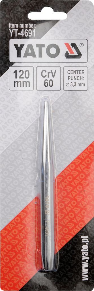 YATO Körner YT-4691 120mm Chrom-Molybdänstahl 80g