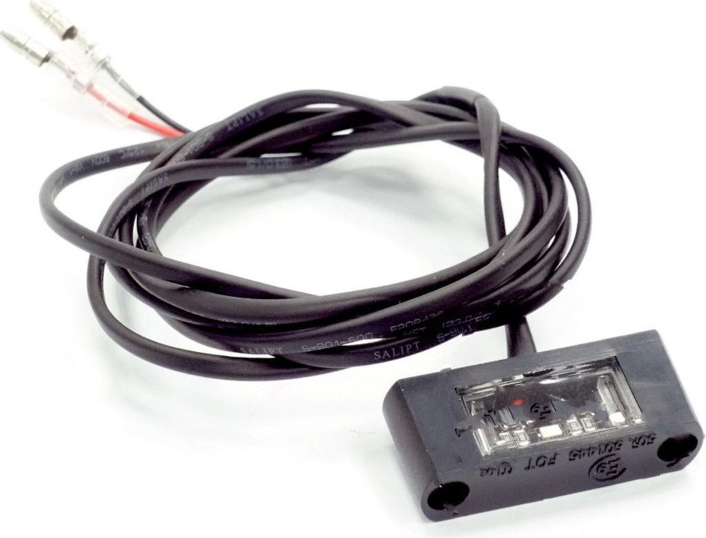 Kennzeichenleuchte JMP LED schwarz 18x44x12mm