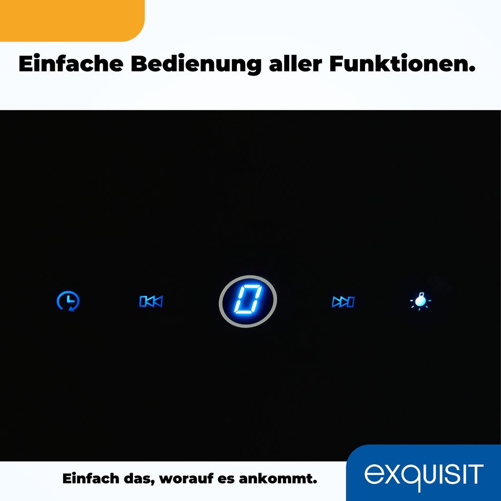 Exquisit KFD 80-8.1  Kopffrei- Dunstabzugshaube | Produktbild 8