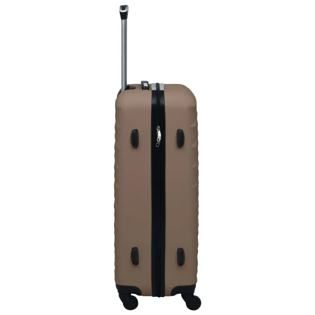 Valise rigide brune ABS : protégez vos bagages des chocs et du vol