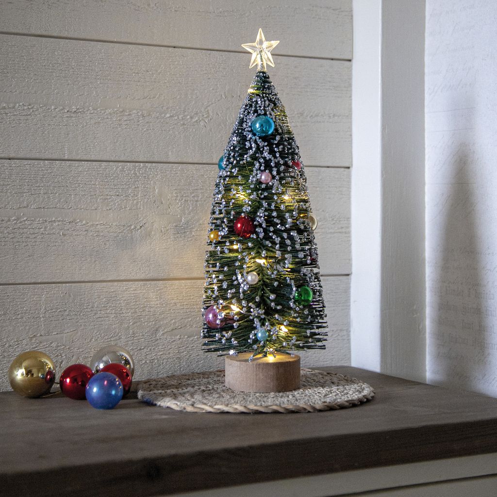 Kleiner Deko-Weihnachtsbaum ,Decorini', geschmückt, LED Produktbild 