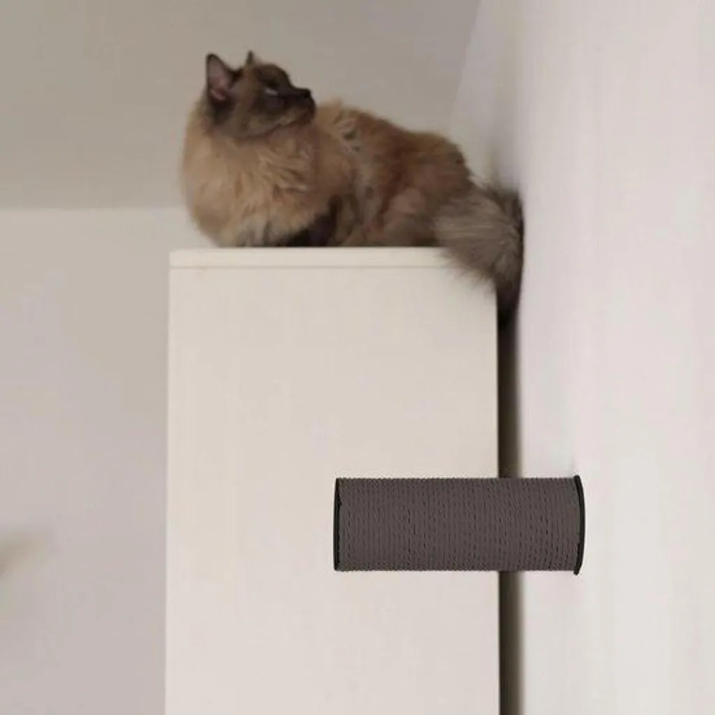 Arbre à chat mural Anthracite Papiertau - Espace de Jeu Suspendu XL