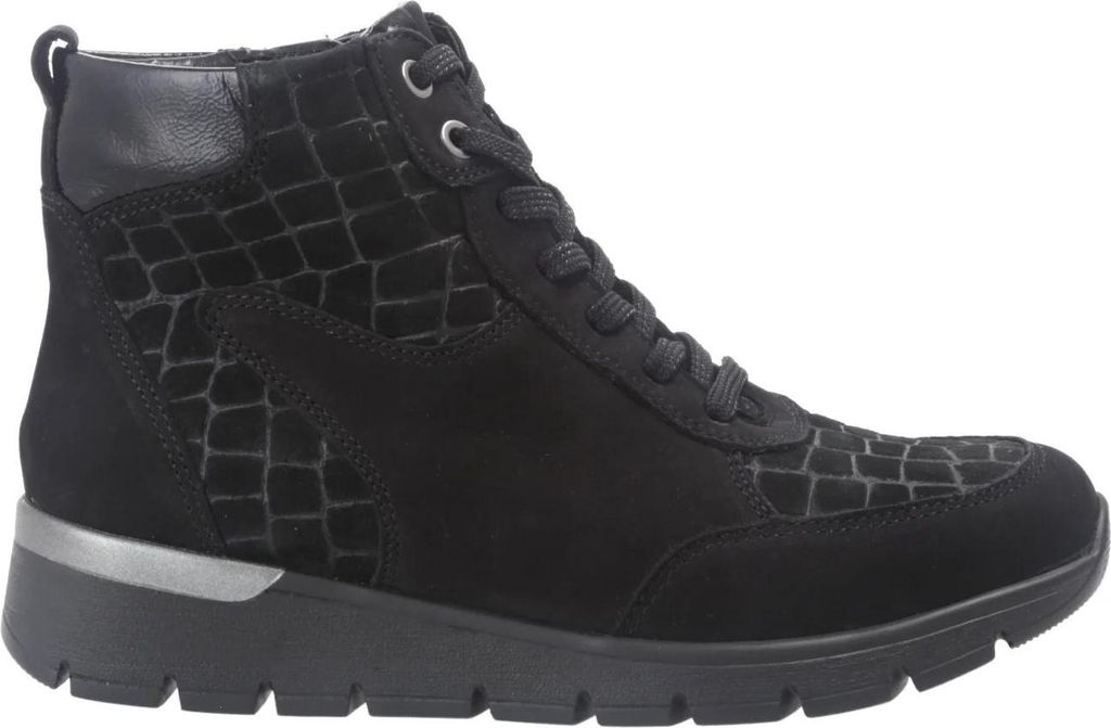 Waldläufer K Damen Stiefeletten - bequeme Stiefelette schwarz Freizeit NEU