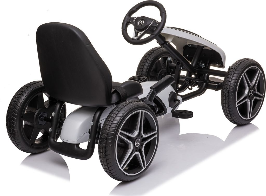HOMCOM Gokart Tretauto Mit Handbremse, Verstellbare Produktbild-Vorschau 4