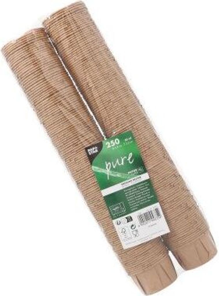 5000 Dressingbecher, Papier "pure" 50 ml Ø 5,8 cm · 3,5 cm braun