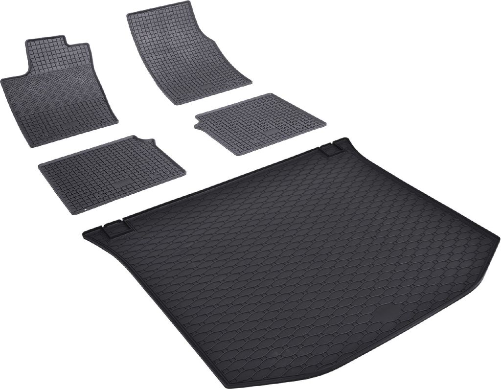 Z550247 Kofferraumwanne+Fußmatten passend für Jeep Grand Cherokee 4 WK2 Facelift Geländewagen SUV 5türer 2017-2021