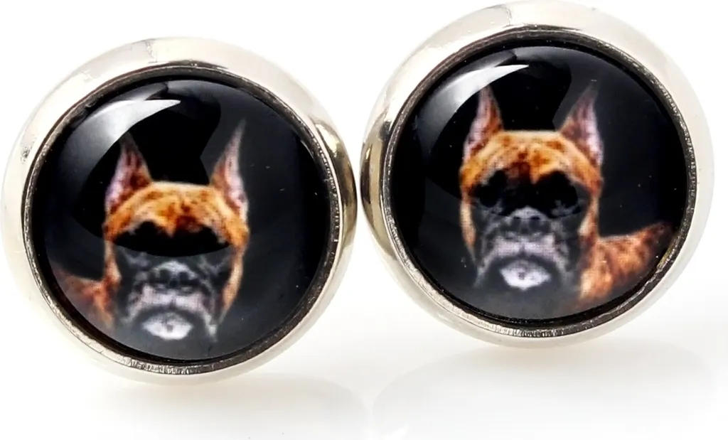 Orecchini Boxer III Art-Dog: Gioielli Fatti a Mano e Personalizzati