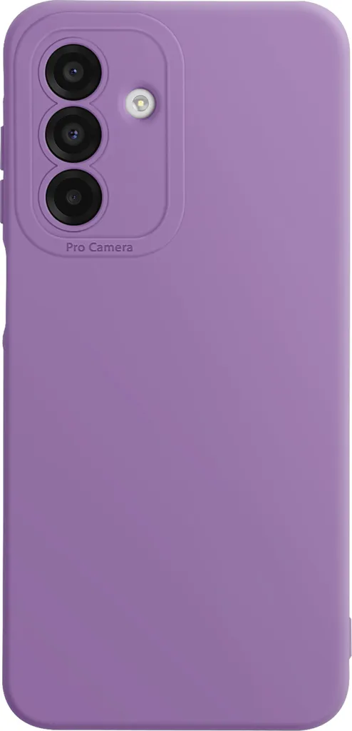 Avizar, Cover per Samsung A26 in silicone liscio per proteggere la fotocamera, viola
