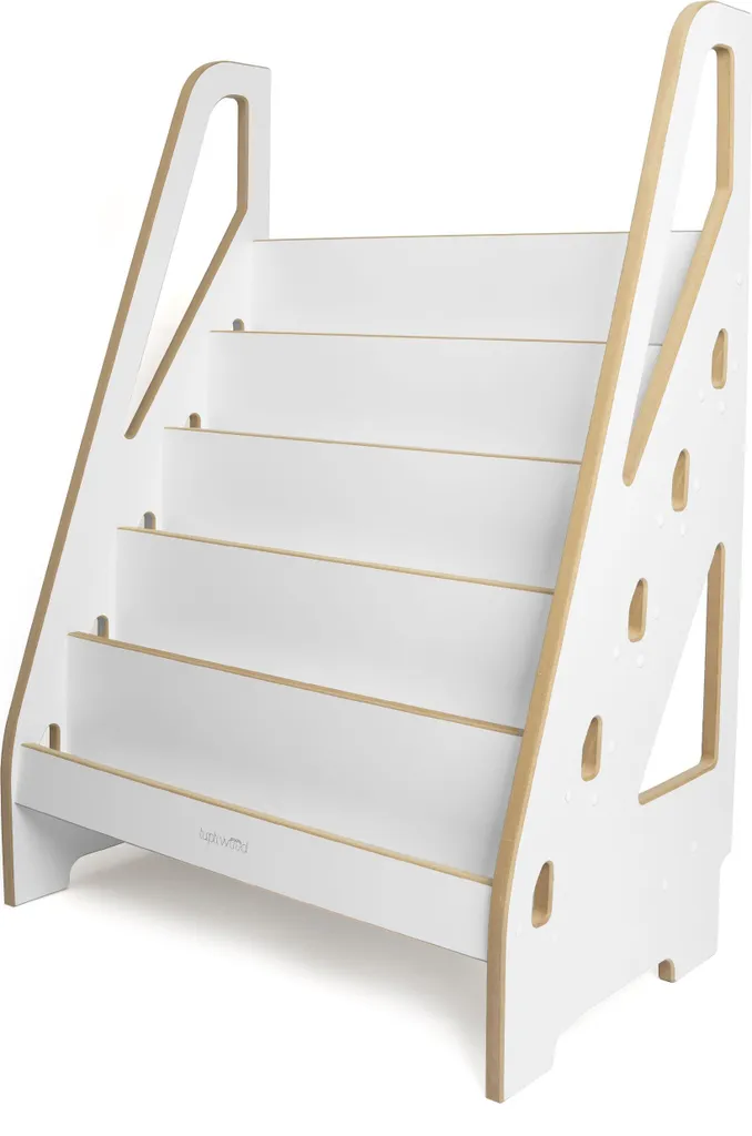 Meuble de rangement livres Montessori en bois pour chambre de bébé