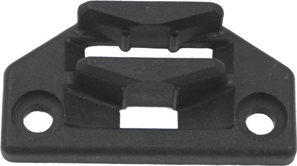 Verschlussplatte Fenstergriff Fenster Verriegelung Riegelverschluss Wohnwagen Wohnmobil Caravan Polyplastic schwarz