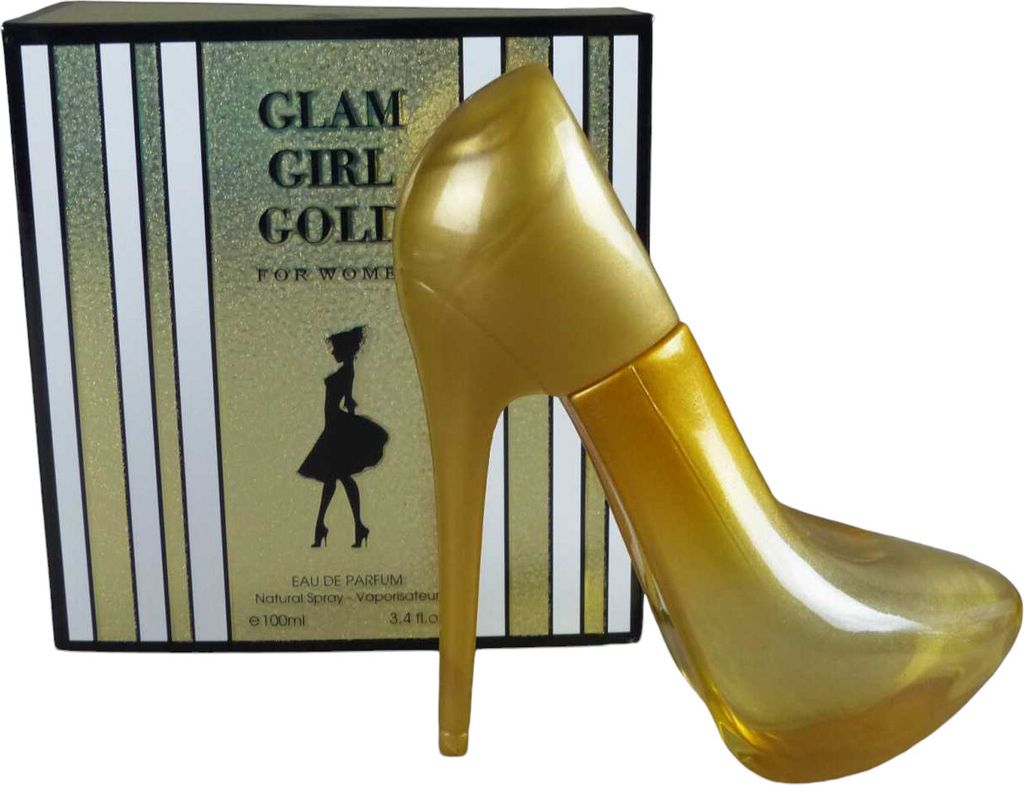 FC Fragrance Couture "Glam Girl Gold" Damen Parfüm edp Frauen Duft 100 ml Pumps