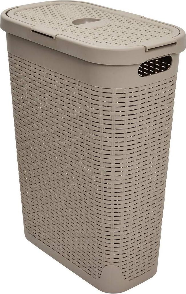 Panier à linge en plastique, haut, 40 l Image du produit 